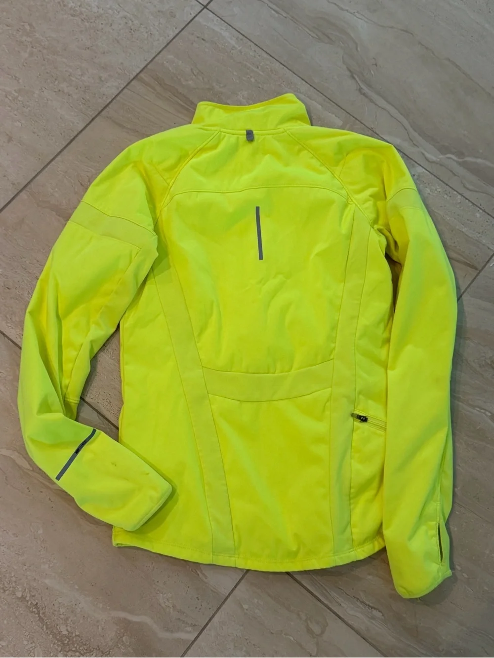 Nike Element Shield Volt Neon Full Zip Running Jacket Small womens